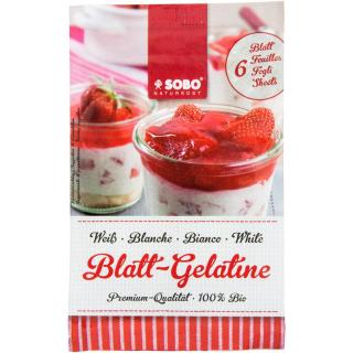 Gelatine 6 Blatt