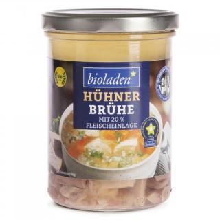 Hühnerbrühe mit Fleischeinlage