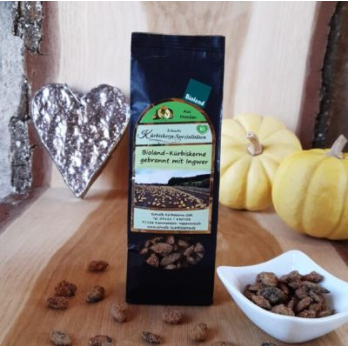 Gebrannte Kürbiskerne mit Sesam