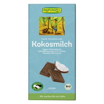 Kokosmilch Schokolade vegan