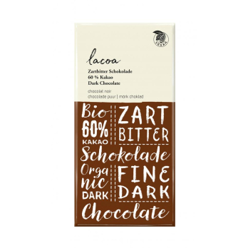 Zartbitter-Schokolade mit 60% Cacao