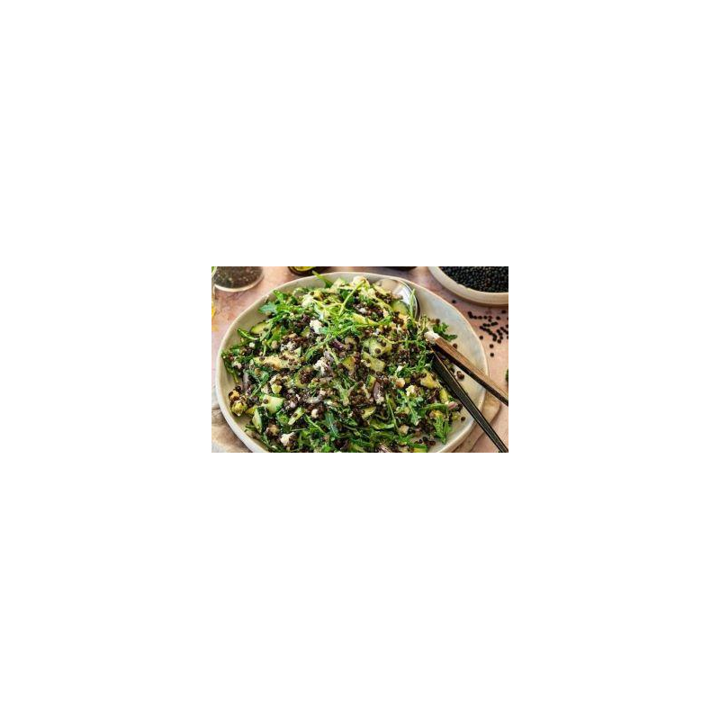 Beluga-Linsensalat mit Radicchio