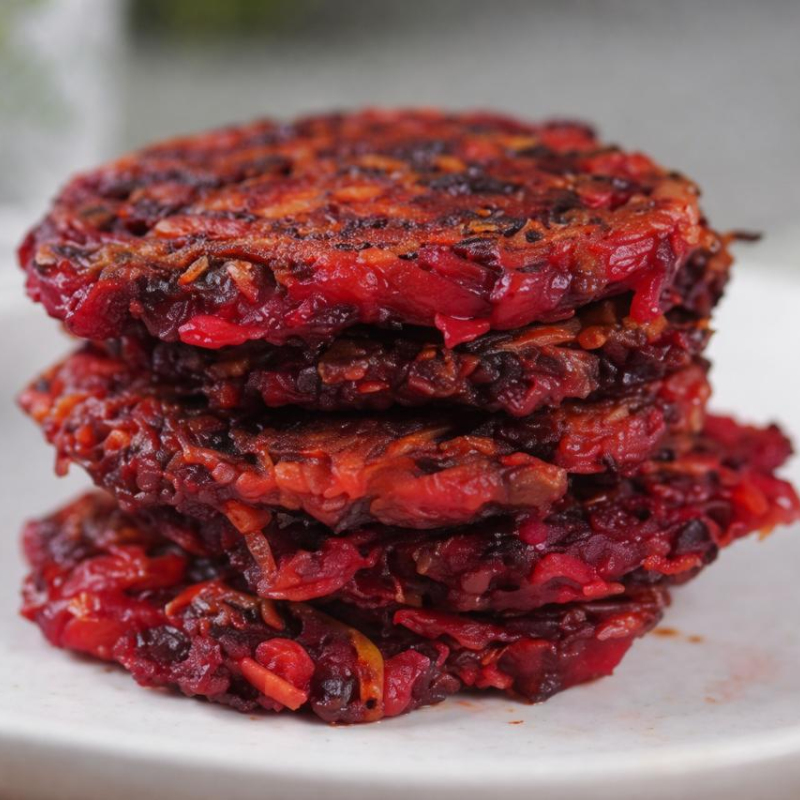 Knusprige Rote-Bete-Puffer