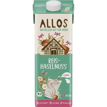 Reis Haselnuss Drink