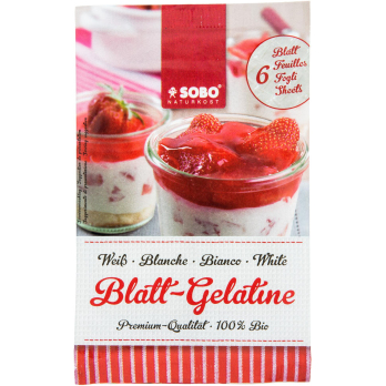Gelatine 6 Blatt Abverkauf