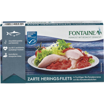 Hering in fruchtiger Tomatencreme