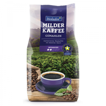 Kaffee Arabica mild, gemahlen bioladen*